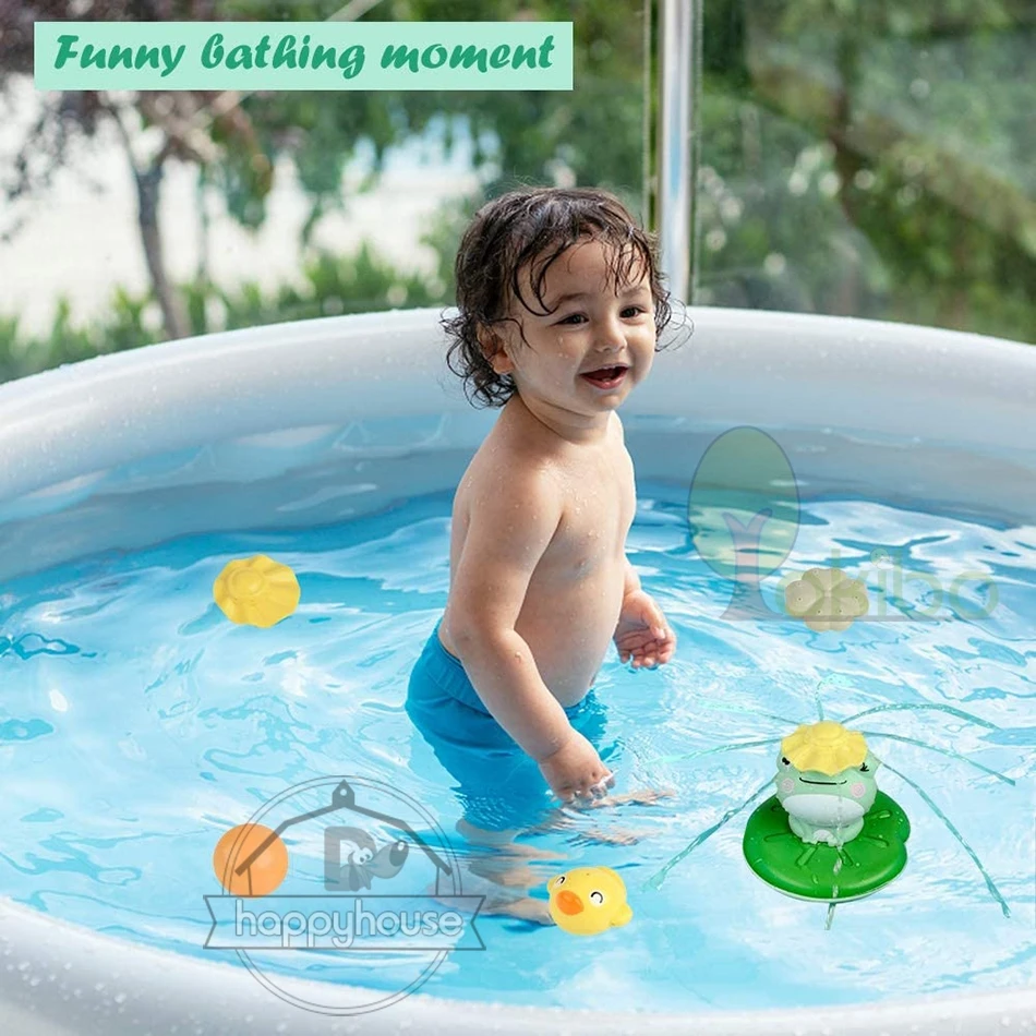 Play Baby Bath Play Spray Water Shower Swim Pool Bathing Play for Play Spinning  - £18.80 GBP