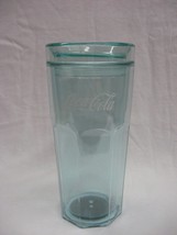 Coca Cola 16 oz Clear Green Tumbler - NEW - $11.63