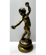 Vintage Clodion Brass 8 in Boy Dancing Statue w/Defect - $136.49 CAD