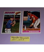 Boog Powell 6 Card Lot Baltimore Orioles Cleveland Indians Guardians Bas... - $10.56 CAD