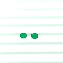 Sandawana Emerald 2Pc Set Natural Emerald Cut Stone Oval Shape CERTIFIED... - $289.21+