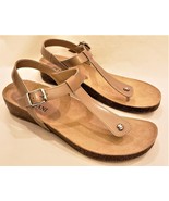 CORDANI Made in Italy Sandals Gene Cork Wedge Sz.EU-40/US-9 Tan Patent L... - £56.06 GBP