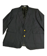 Alexander Boston Lloyd Mens Navy Blazer Inner Pockets Brass Button Sleev... - $31.70 CAD