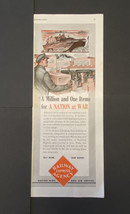 Vintage Print Ad Railway Express Agency War Bonds Ephemera 1945 13.5&quot; x ... - £9.20 GBP