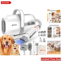 Professional Pet Grooming Vacuum with Clipper &amp; Nail Grinder – Quiet &amp; P... - $205.87