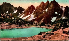 Vtg Cartolina 1910s Kearsarge Pinnacoli Kings Fiume Canyon California Ca Unp - £4.79 GBP