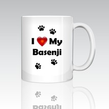 I Love My Basenji Coffee Mug Ceramic 11oz Free Shipping - £13.39 GBP