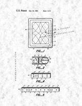 Waveless Waterbed Mattress Patent Print - Gunmetal - $7.95+