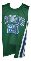 Marc Calvin #20 Carolina Cougars Retro Aba Basketball Jersey New Green Any Size image 4