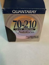 Quantaray Auto Focus Lens 70-210 mm 1:4-5.6 Auto Focus Zoom In Box - £20.88 GBP