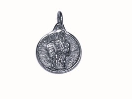 Moses with 10 Commandments Medalion .925 Sterling Silver - £39.23 GBP