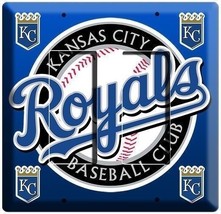 Kansas City Royals Kc Baseball Double Gfi Light Switch Wall Plate Cover Sport Ny - £9.64 GBP