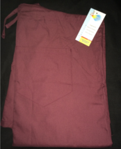 Wine Color Scrubs - 3XL Scrub Pants - New Scrub Bottoms With A Back Pocket - $11.99