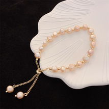 Pscelestiy Bracelets – Adjustable Pink Freshwater Pearl Bracelet - $18.97