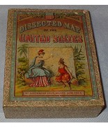 Antique McLoughlin Brothers Dissected Map of the United States - $131.80 CAD