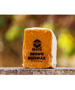 DrApis Brown Beeswax 454g (1 lb) bar raw &amp; unfiltered from beekeeper in ... - $13.99