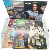 Merle Haggard LP Lot of 9 Where Lonely Go Working Man All in the Movies Best - £54.78 GBP