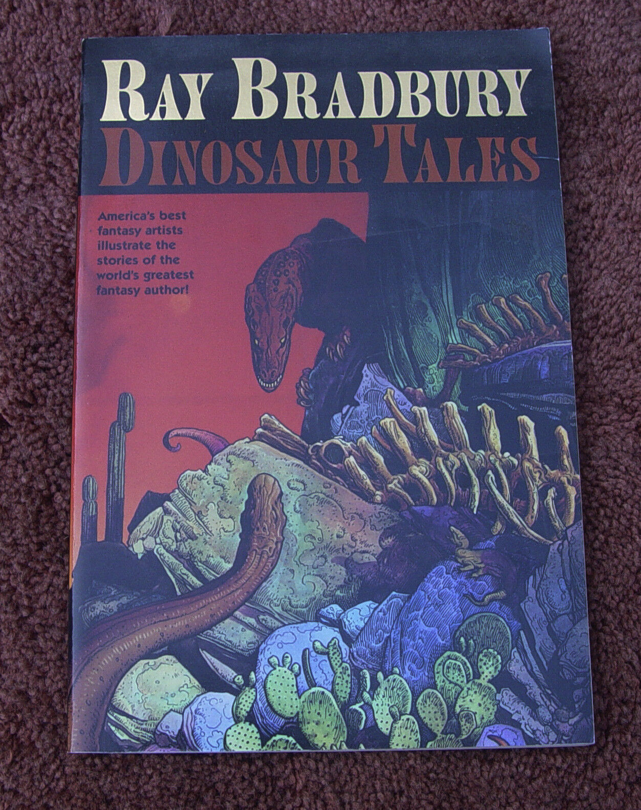 Ray Bradbury DINOSAUR TALES, 1st large paperback, SIGNED - $83.30