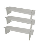 JINRAYOO Display stands 3 Sets Acrylic Display Risers，Clear Product Stand - $9.99