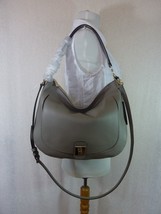 NWT Furla Sabbia Soft Gray Pebbled Leather Jo Hobo Bag $448 - £310.15 GBP