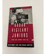 Kodak Vigilant Juniors Six-20 &amp; Six-16 Brochure Manual - £12.41 GBP