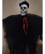 Halloween black &amp; white ghost hanging decoration one size 12 inches by 1... - $13.92 CAD