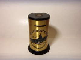 Vintage Coin Bank Uss Yorktown CV-10 Charleston, S.C. - £11.11 GBP