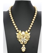 FABULOUS ESTATE VINTAGE SIGNED STANLEY HAGLER BEADED NYC STATEMENT NECKLACE - $550.00