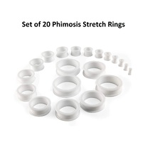 Phimosis Stretch Ring Set 20 Stretcher Rings Kit Resolve with Stretching US Ship - $29.99