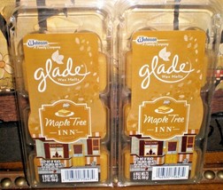 Glade Wax Melts MAPLE TREE INN FRAGRANCE SCENT 2 packs 12 Total Tarts - $17.59