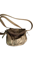 The Sak DEENA Flap Crossbody Bronze Pebbled Mini Leather Handbag - $470.41 MXN