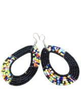 African Maasai Beaded Ethnic Tribal Earrings - Handmade in Kenya 29 - £7.89 GBP