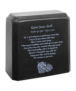 As I Sit In Heaven Black Granite Urn - $224.95