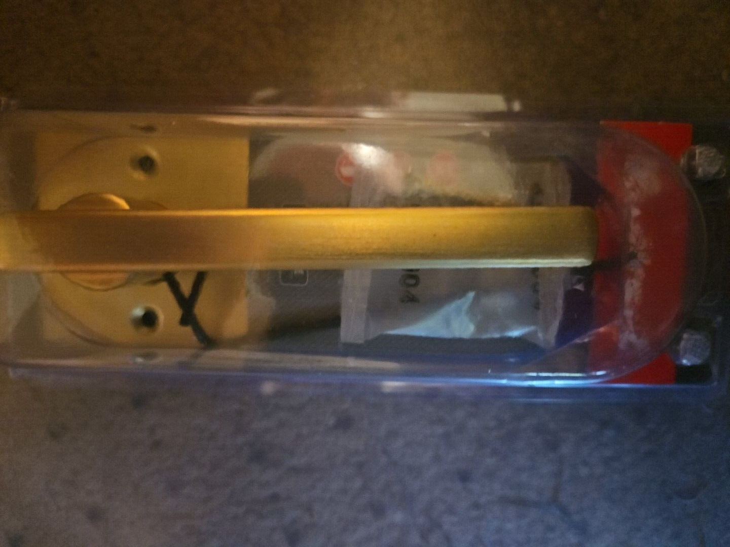 Halifax Square Dummy Door Lever Satin Brass Inactive Pull Only 97880-762 - $18.81