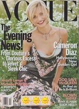 1997 Vogue Fashion Magazine Cameron Diaz Alexander McQueen 25th Birthday Gift - £55.94 GBP