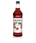 Monin Flavored Syrup, Strawberry, 33.8-Ounce Plastic Bottle (1 liter) - £18.47 GBP