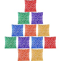 12 Pieces Mini Bean Bags For Tossing, 2.4 X 2.4 Inch Star Beanbags Toys Small Be - £20.77 GBP