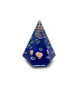 Mia Jewel Shop Evil Eye Hexagonal Pyramid Hamsa Hand Charm Blue Nazar Re... - $25.11 CAD