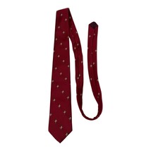 Jason Ian for Karlink Burgundy Tie – Duck Hunting Motif – 54” Neckwear - $20.00
