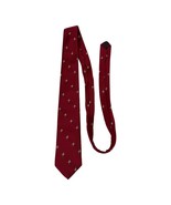 Jason Ian for Karlink Burgundy Tie – Duck Hunting Motif – 54” Neckwear - $27.64 CAD