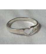 Heart silver ring - $13.62 CAD