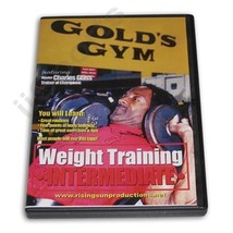 Weight Strength Training Golds Gym 2 Intermediate DVD Charles Glass bodybuilding - £17.32 GBP