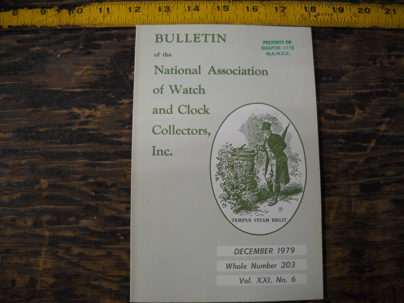 NAWCC Bulletin December 1979 The Winterthur Clock Catalogue, Russell D M... - $9.85