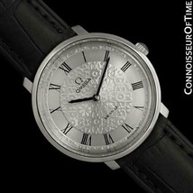 1974 OMEGA De Ville Vintage Herren Ss Stahl Handwound Uhr - Mint Mit Garantie - £1,149.96 GBP