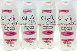 ( 4 ) Oil of Life 2 In 1 Moisturizing Fragrance Body Wash 18 Oz BRAND NEW - $912.48 MXN