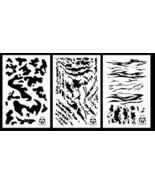 3Pack! Vinyl Airbrush Spray Paint Camo Stencils 14&quot; Stripe Digi - Army -... - $263.16 MXN
