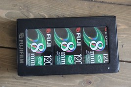 Vintage FujiFilm 8mm p6-120 Tapes (3) and Case - £7.00 GBP