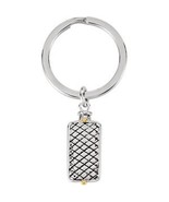 Sterling Silver Woven Rectangle Ash Holder Key Chain - $281.73 CAD