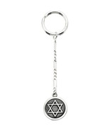 Sterling Silver Star of David Key Chain - $232.84 CAD