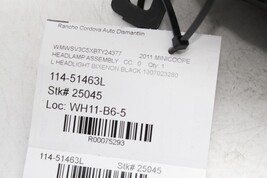 Left Driver Side Headlight Bi-Xenon Black Fits 11-15 MINI COOPER 75293 image 12